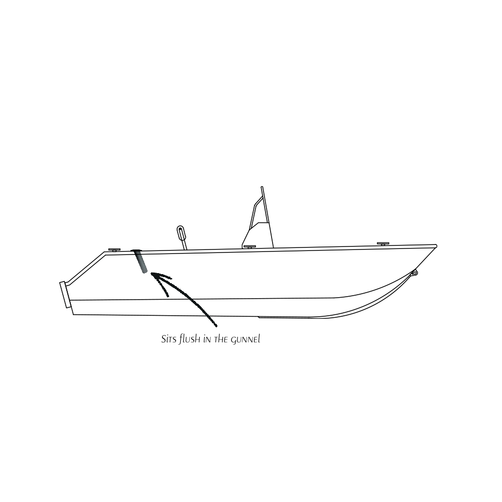 Flush Mount Rod Holder - Image 2