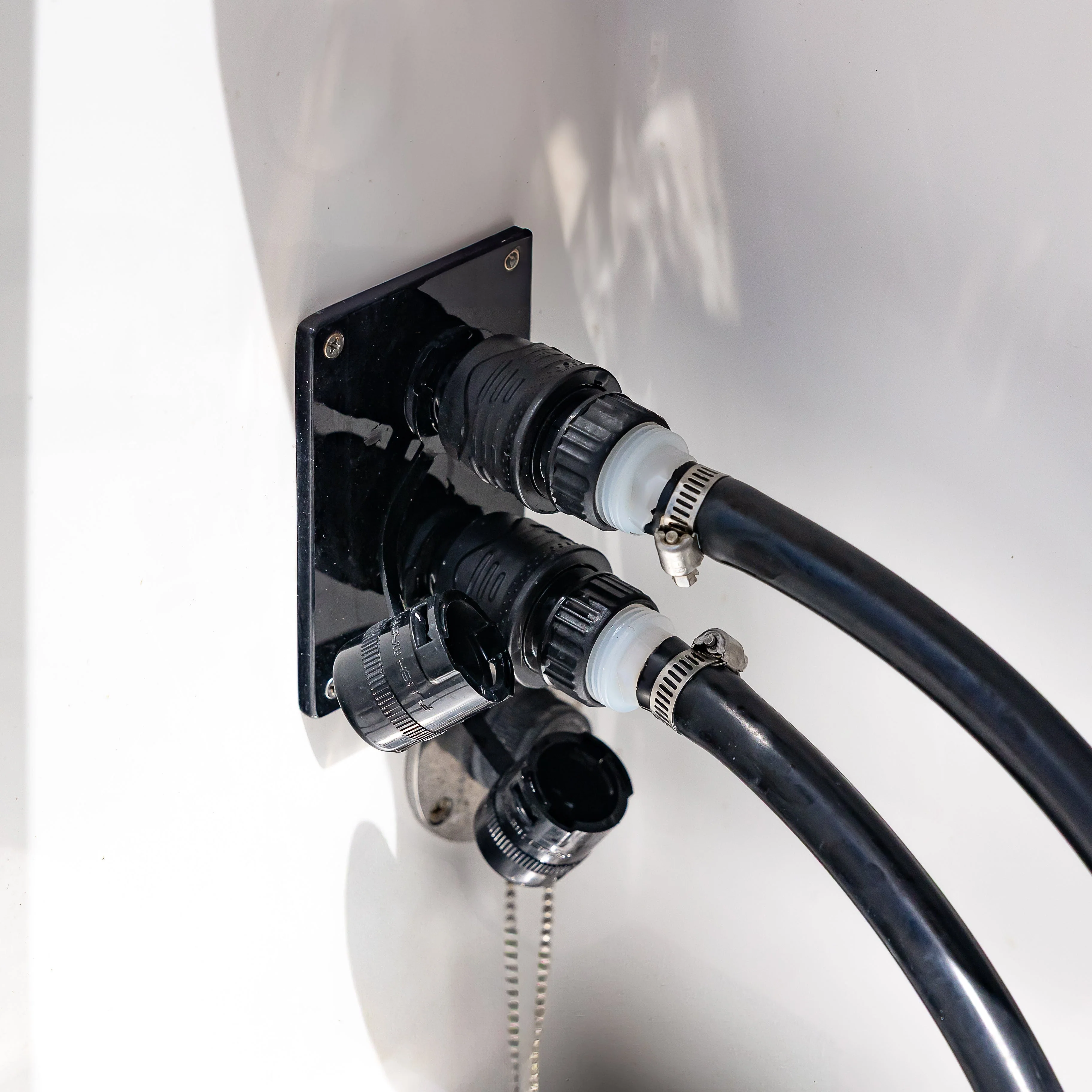 Flush Port Reroute - Black Acrylic - Image 3