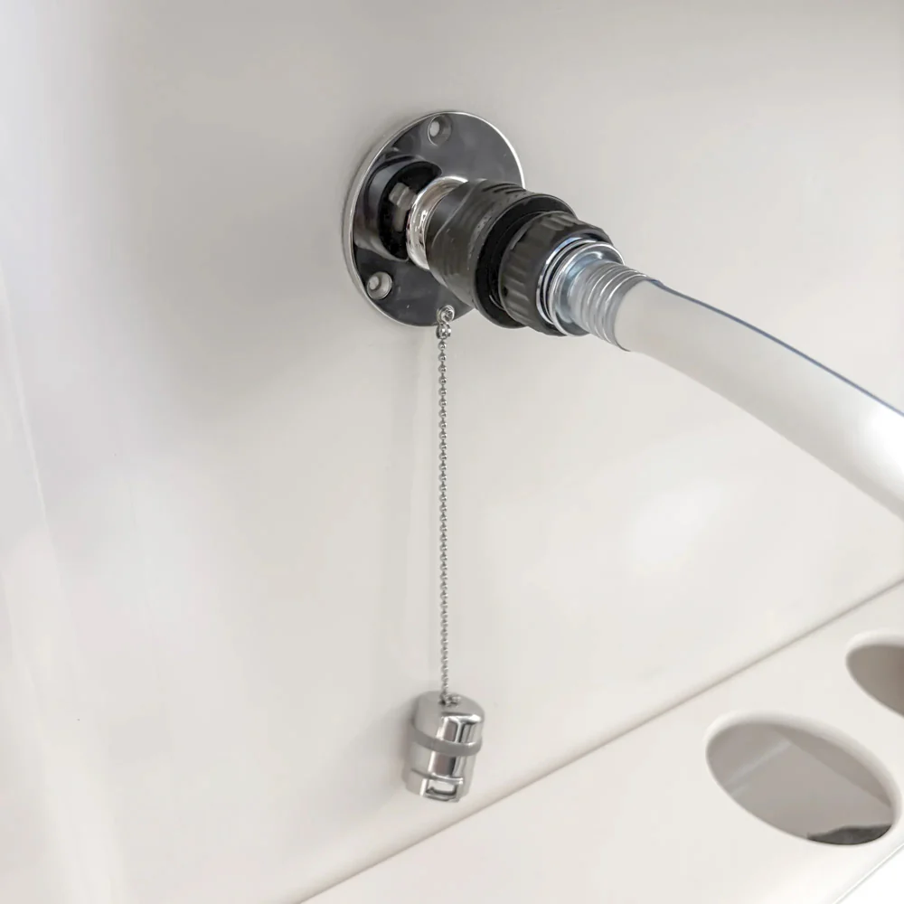 Flushmaster Quick Connect Water Fitting 1/2" Barb [SM-QCWFSS12] - Image 3