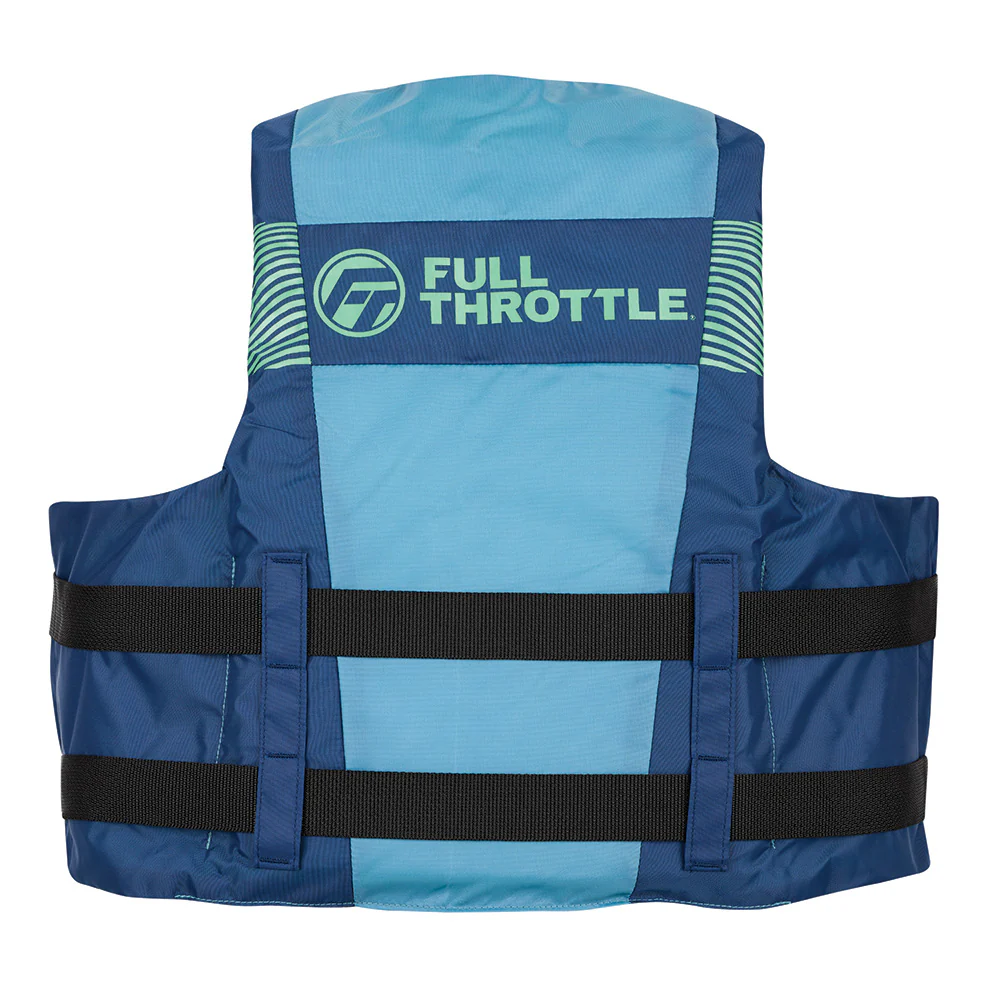 Full Throttle Nylon Life Jacket - Youth - Blue/Black [112200-500-002-26] - Image 2