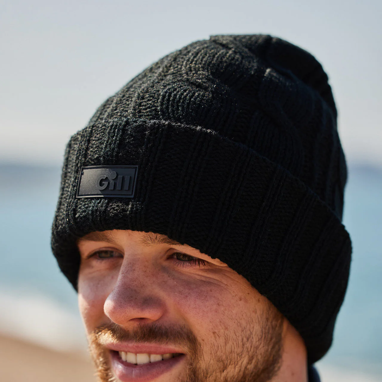 Gill Cable Knit Beanie - Image 2