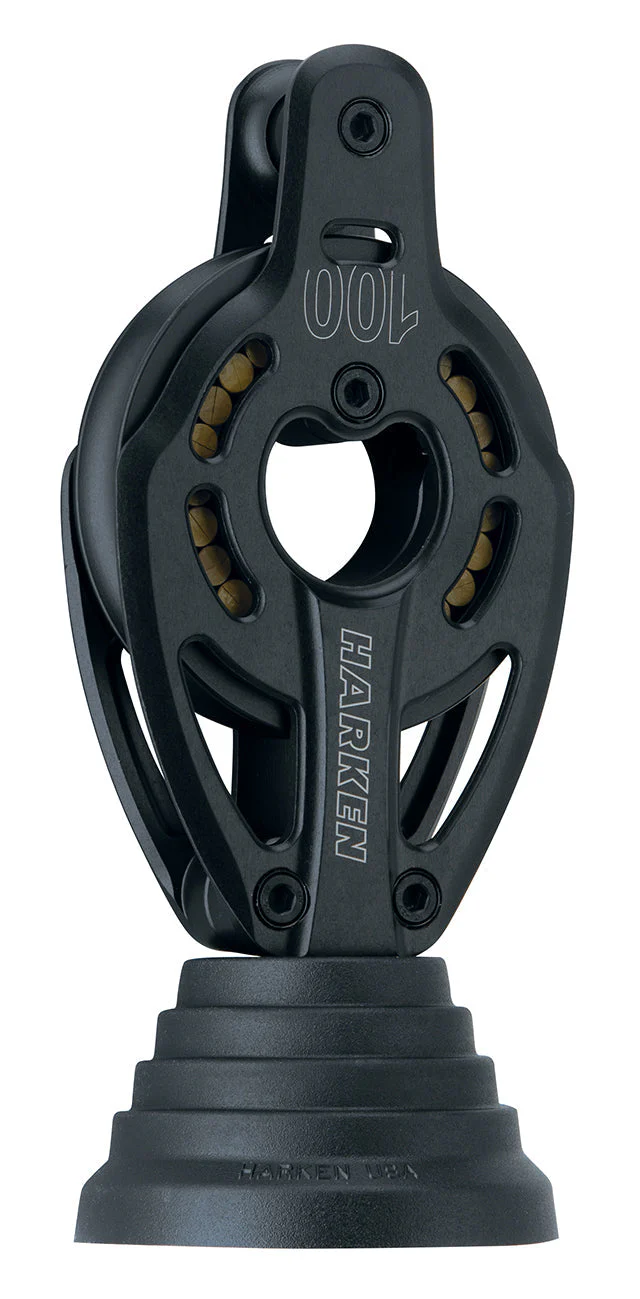 Harken 100mm Aluminum Standup Block w/ Becket