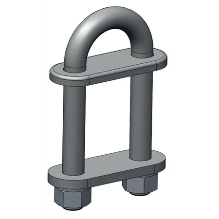 Harken 12 T Stainless Steel Fixed Padeye - U-Bolt