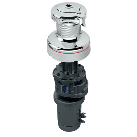 Harken #46 2 Speed Electric Self-Tailing Radial Winch - All Chrome