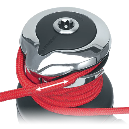 Harken #60 Electric Self-Tailing Rewind™ Radial Winch — Reverse Speed - Chrome with White Trim - Image 3