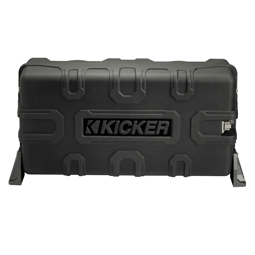KICKER 10" Loaded Premium Marine Enclosure w/Passive Radiator - 4-Ohm [51MWLE104] - Image 4