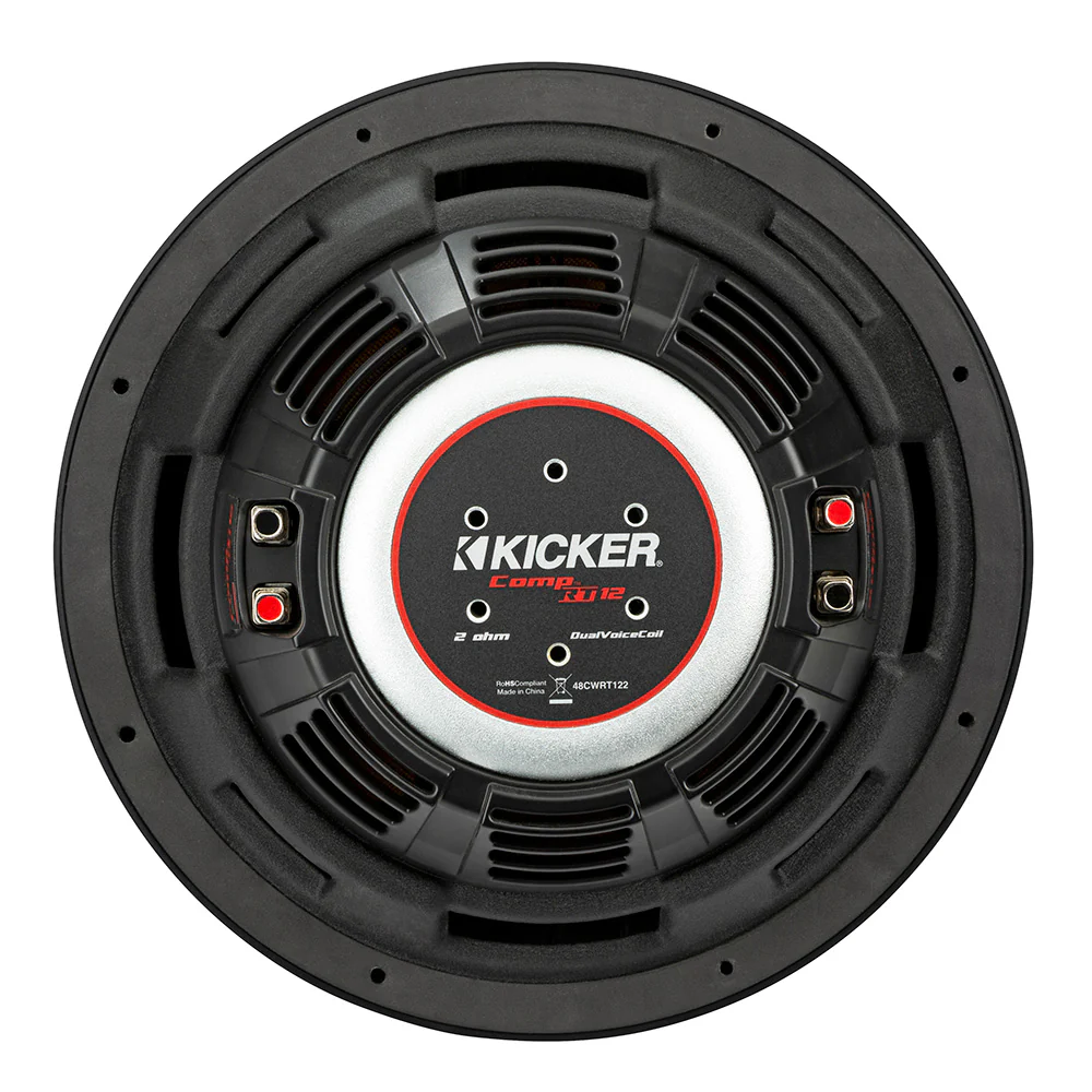 KICKER CompRT 12" Ultra Thin Subwoofer - 4-Ohm [48CWRT124] - Image 4