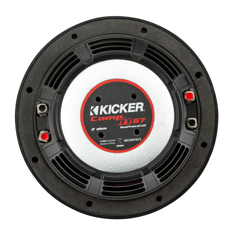 KICKER CompRT 6.75" Ultra Thin Subwoofer - 4-Ohm [48CWRT674] - Image 4