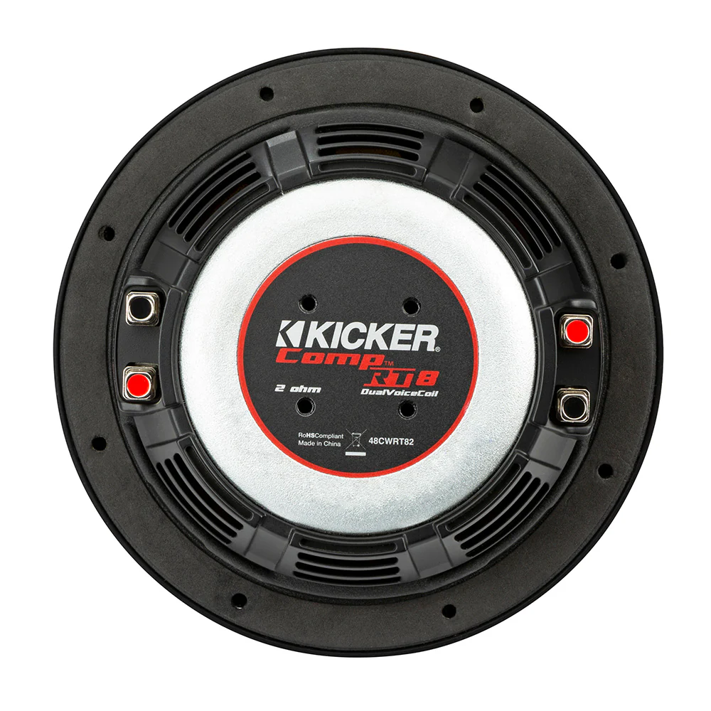 KICKER CompRT 8" Ultra Thin Subwoofer - 4-Ohm [48CWRT84] - Image 4