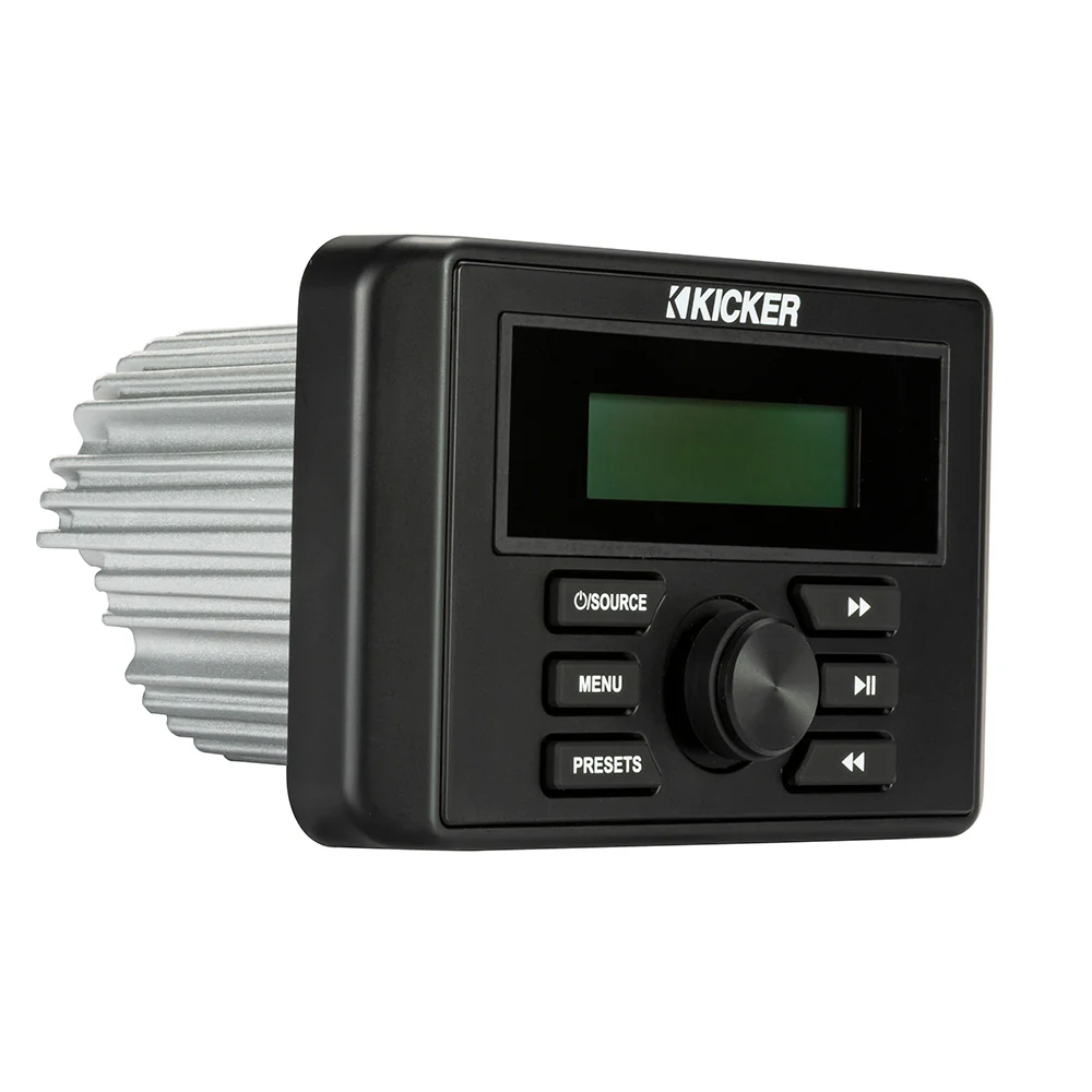 KICKER KMC3 Weather-Resistant Gauge-Style Media Center w/Bluetooth [46KMC3] - Image 2