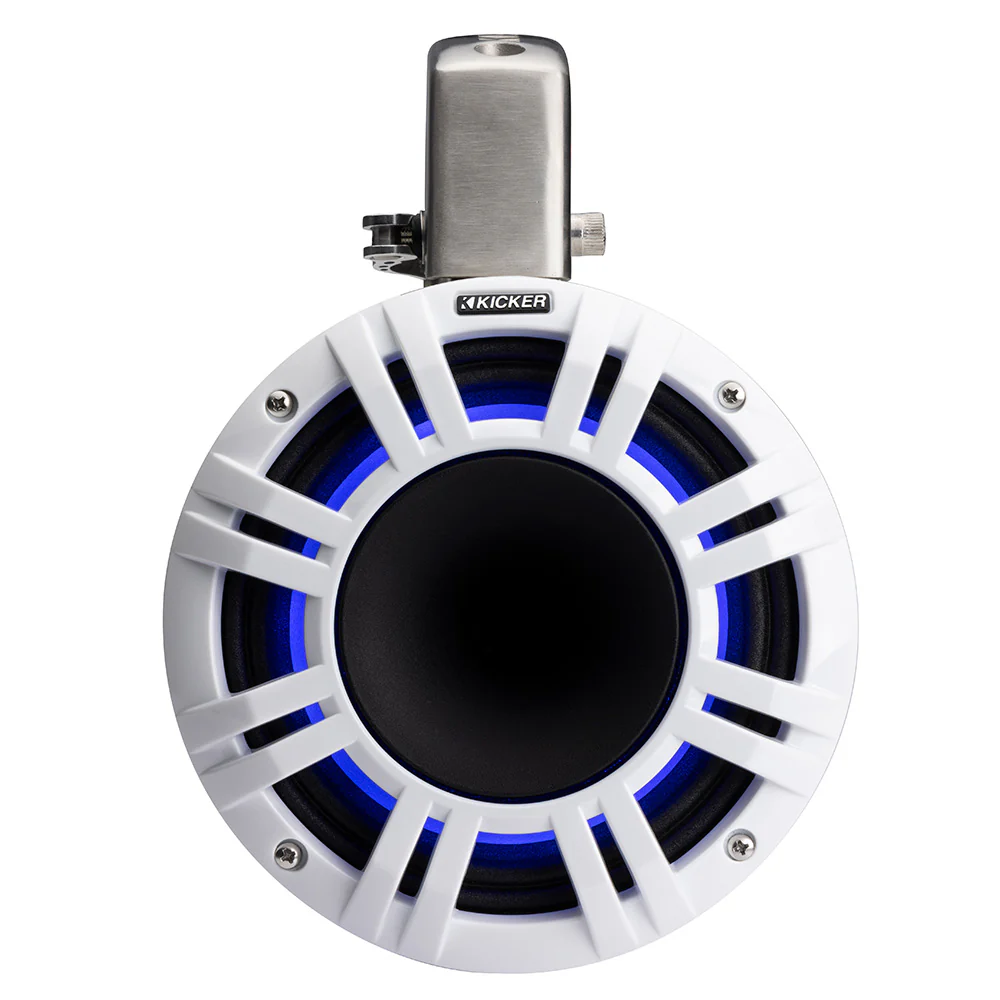 KICKER KMTCXL8 8" LED Horn Loaded Compression Driver Tower System - White [51KMTCXL8W] - Image 3