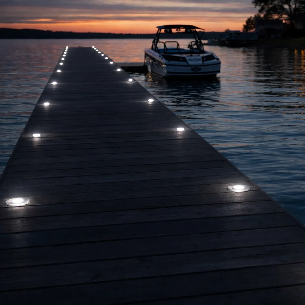 LED Dock & Deck Pods - Solar Powered Light Dots - Image 4