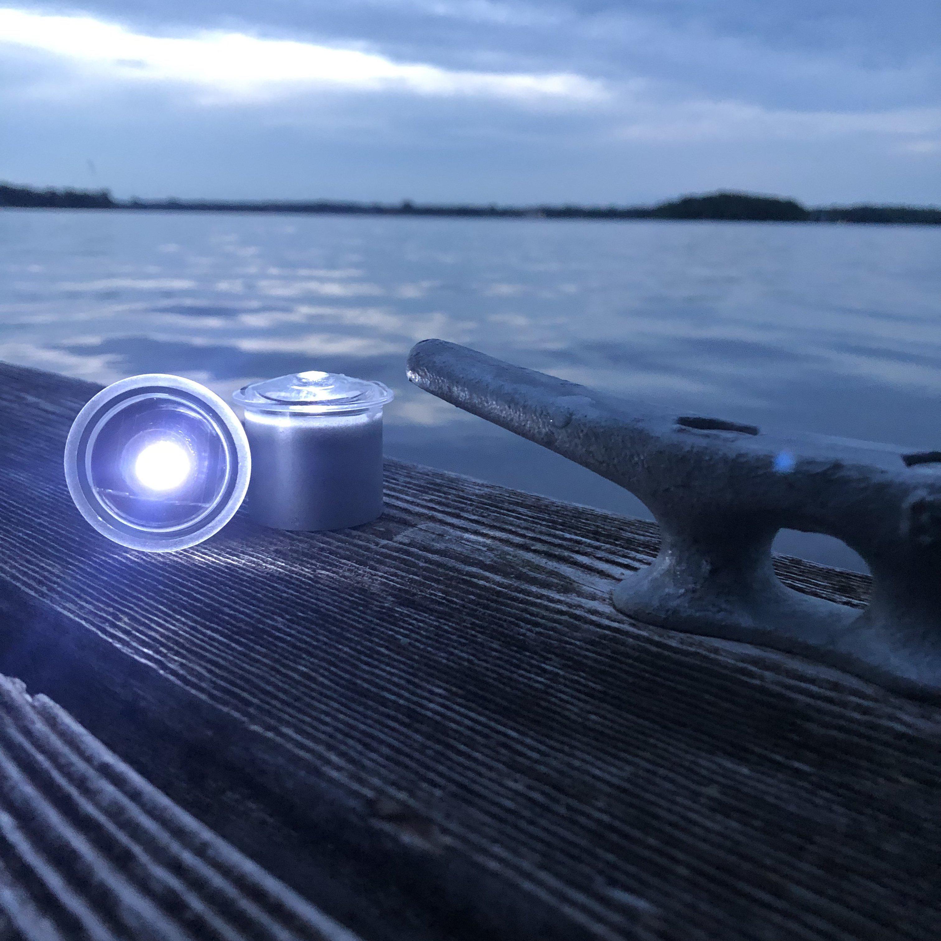 LED Dock & Deck Pods - Solar Powered Light Dots - Image 5