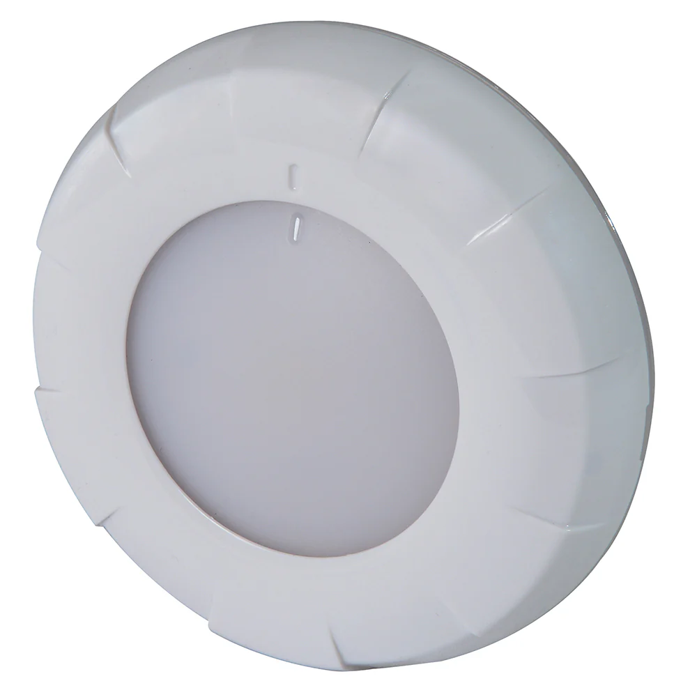 Lumitec Aurora LED Dome Light - White Finish - White/Blue Dimming [101075] - Image 3