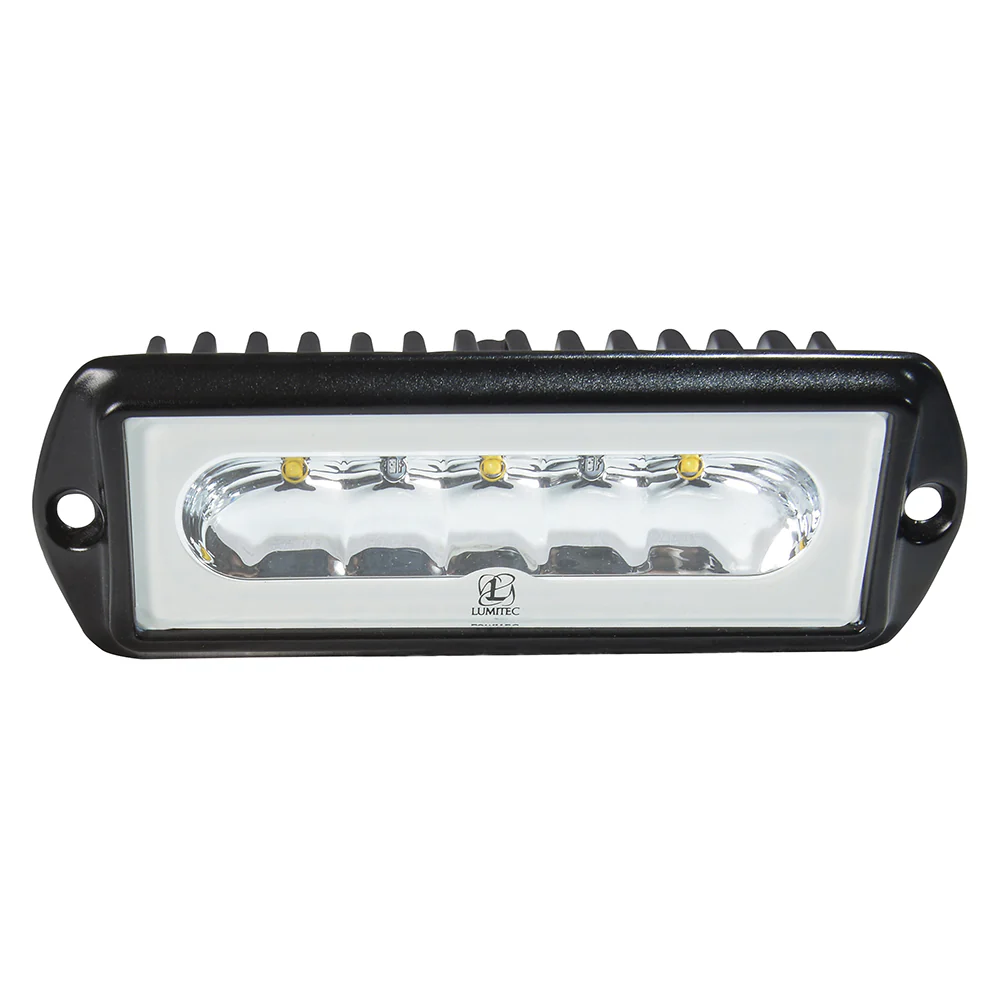 Lumitec Capri2 - Flush Mount LED Flood Light - Black Housing - 2-Color White/Blue Dimming [101186] - Image 3