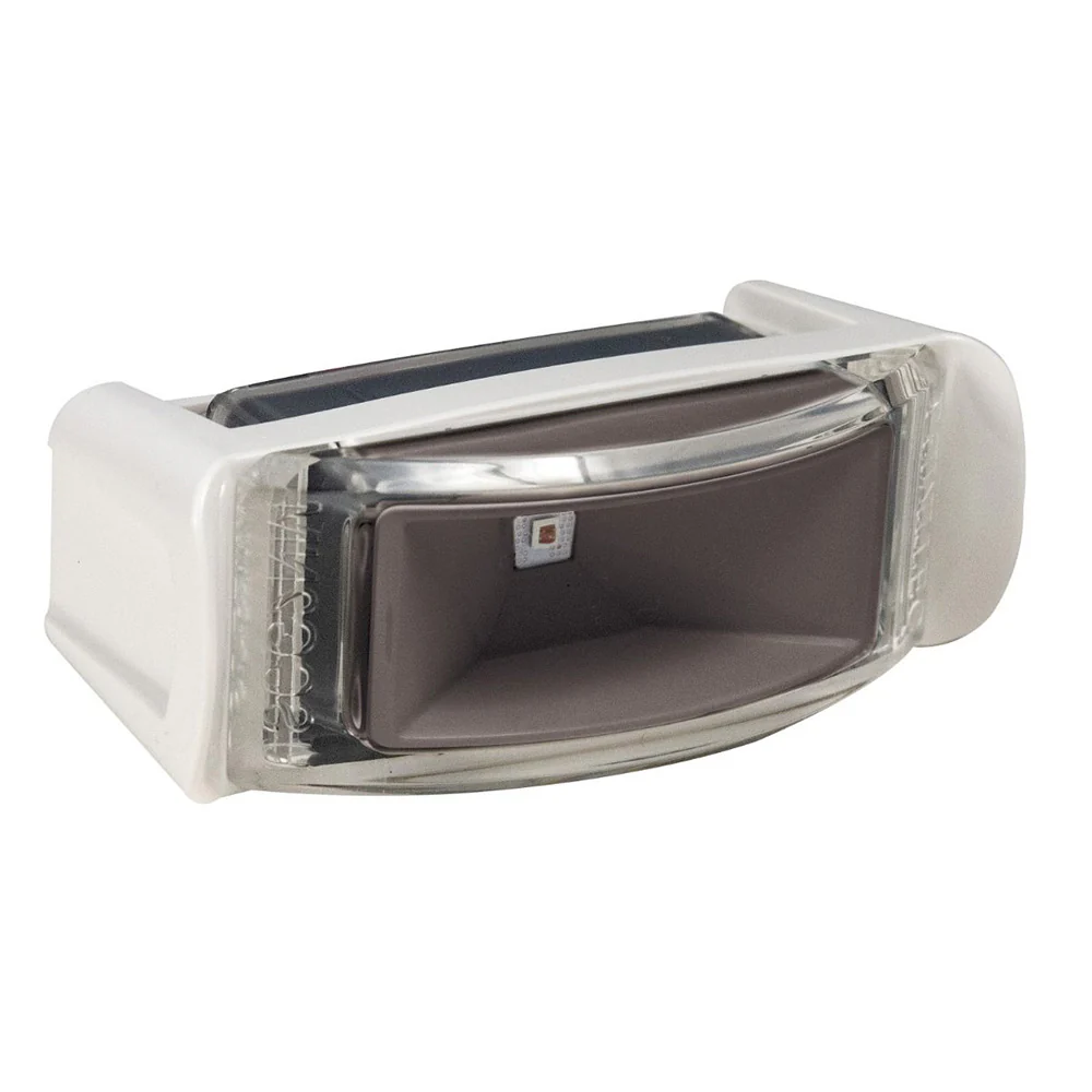 Lumitec Contour Inset Navigation Light - Starboard Green - White Housing [101837]