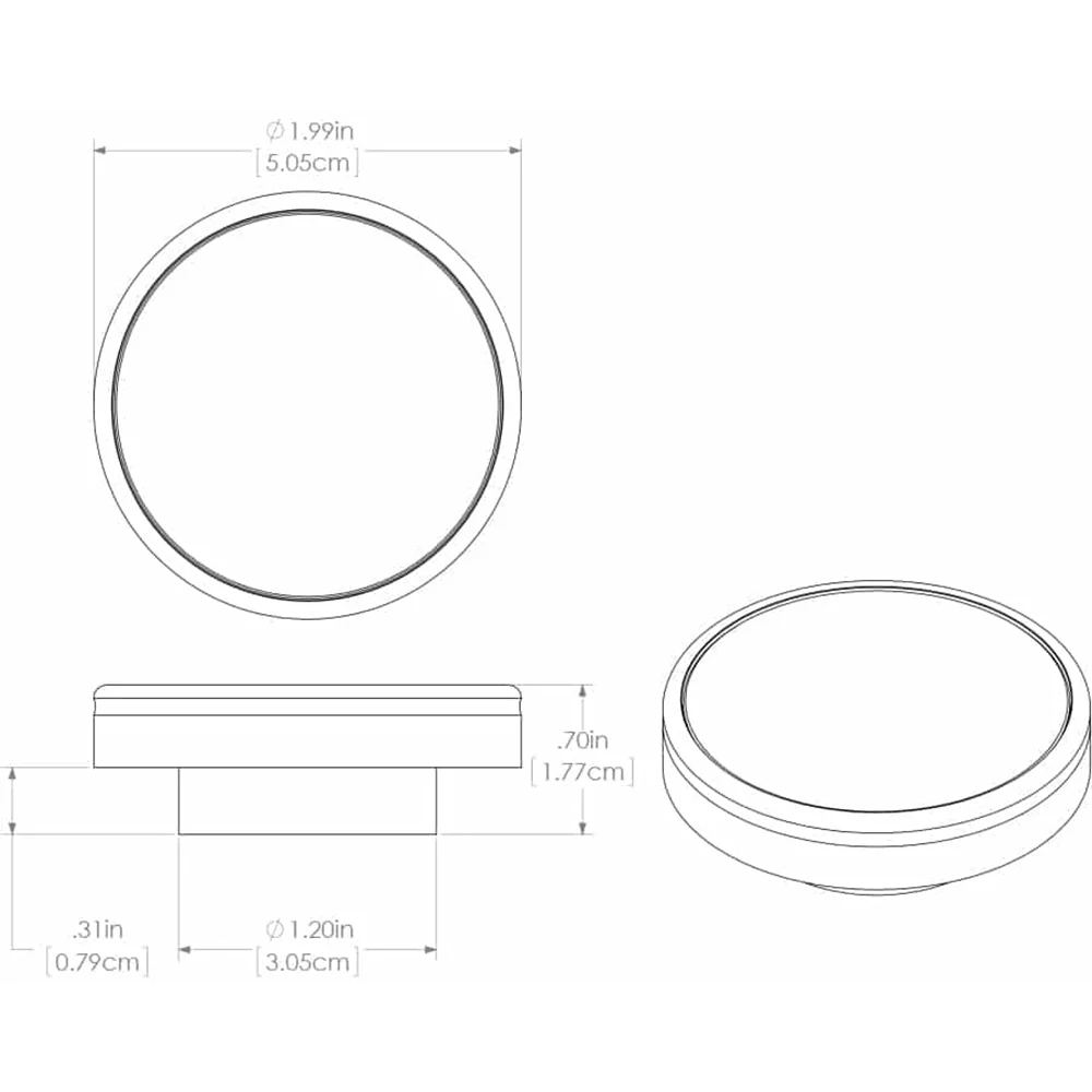 Lumitec Halo Flush Mount Down Light Spectrum RGBW - Brushed Housing [112807] - Image 4