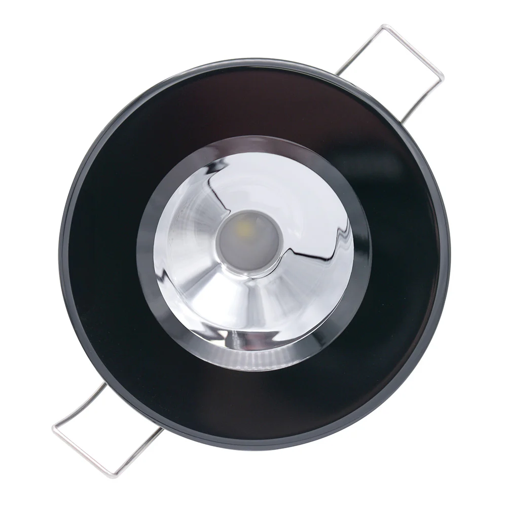 Lumitec Illusion Flush Mount LED Down Light - Spectrum RGBW - Warm White - Black Housing - Chrome Reflector [117165] - Image 2