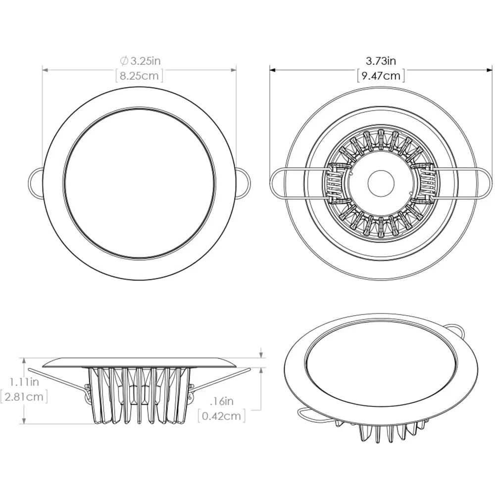 Lumitec Mirage - Flush Mount Down Light - Glass Finish/White Bezel - White Non-Dimming [113123] - Image 2