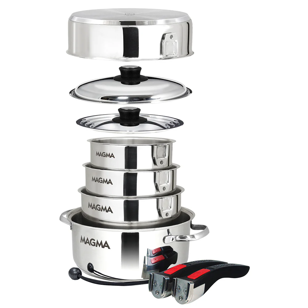 Magma 10 Piece Induction Cookware Set - Stainless Steel [A10-360L-IND] - Image 2