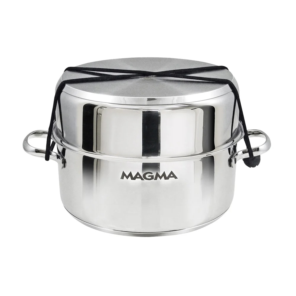 Magma 7 Piece Induction Non-Stick Cookware Set - Stainless Steel [A10-363-2-IND] - Image 3