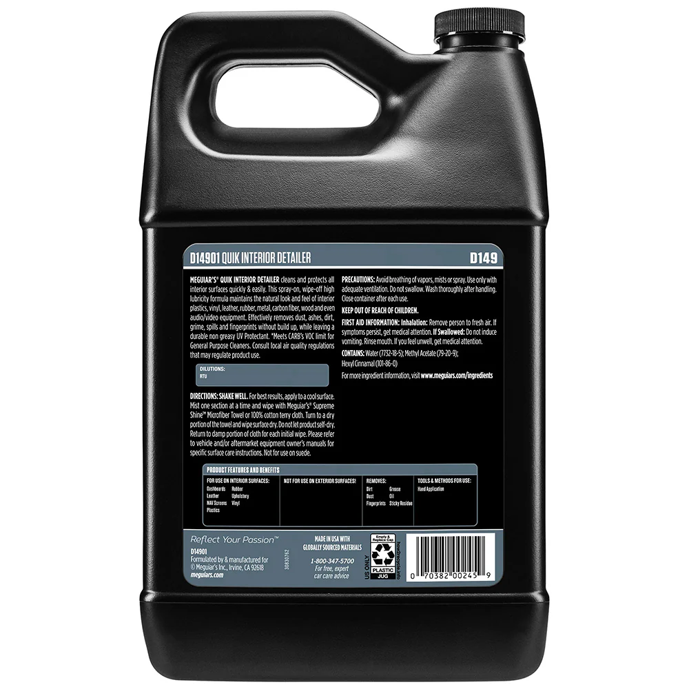 Meguiar's Quik Interior Detailer - 1 Gallon [D14901] - Image 2