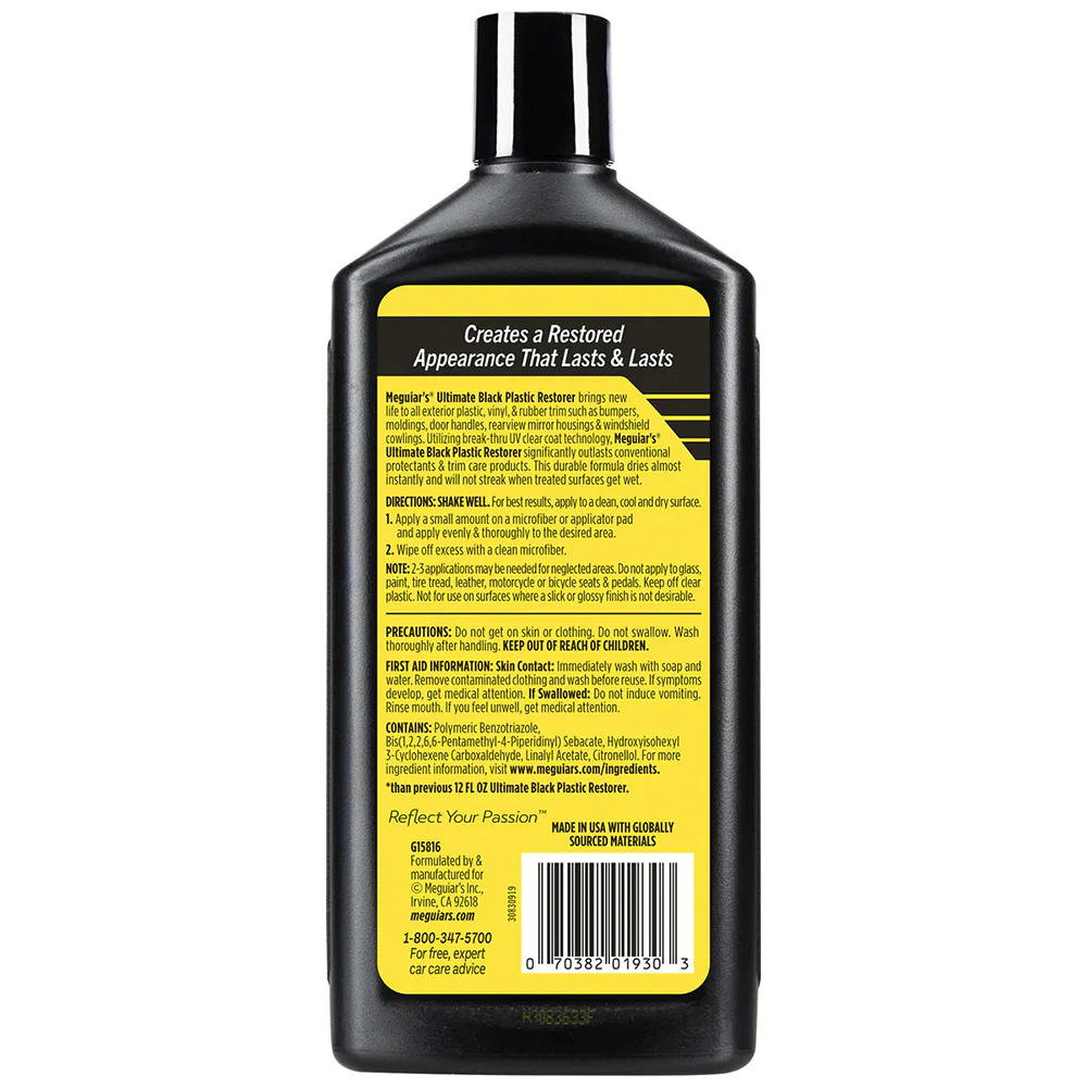 Meguiar's Ultimate Black Plastic Restorer - 16oz [G15816] - Image 2