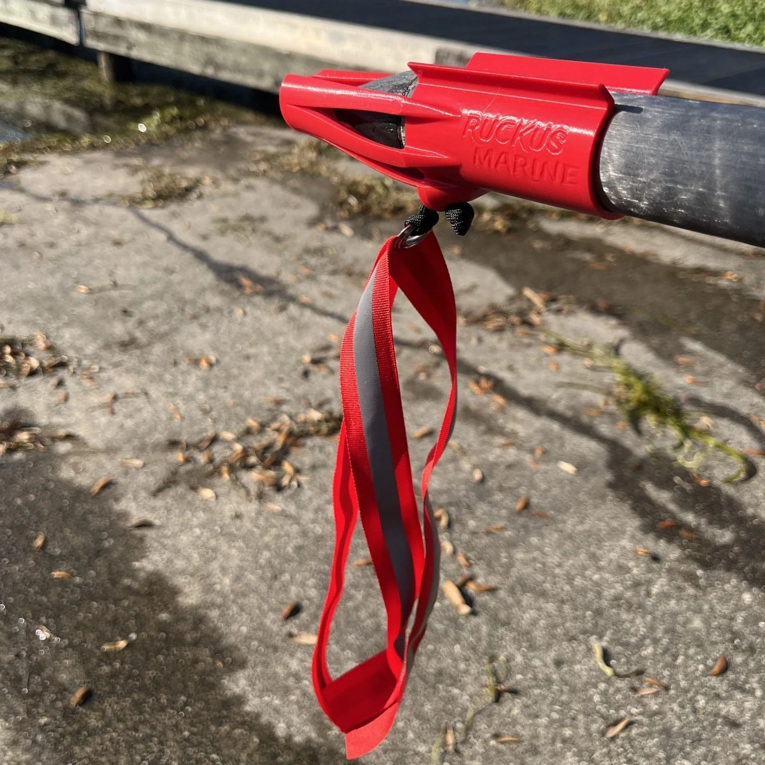 Metal Tip Push Pole Safety Flag - Image 3