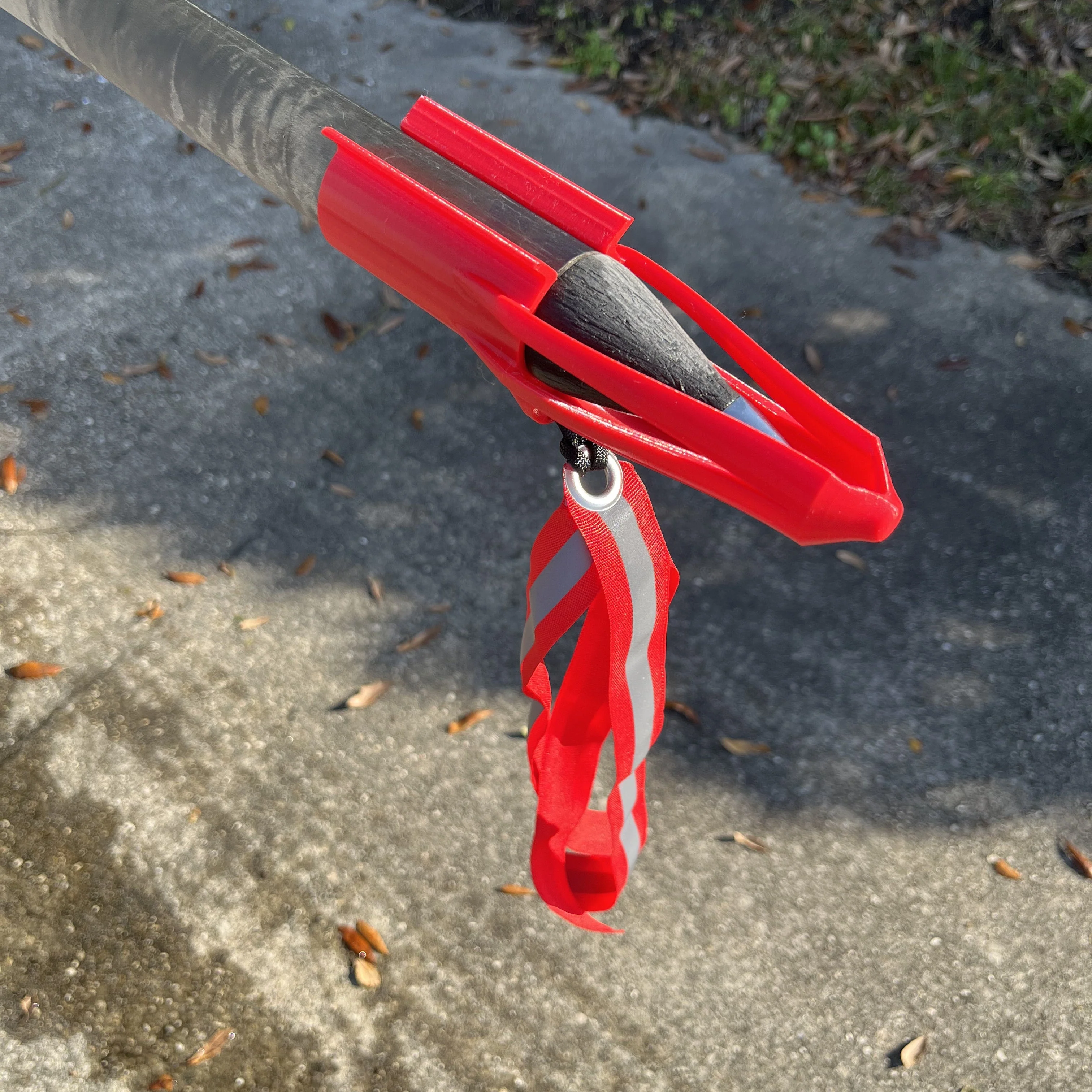 Metal Tip Push Pole Safety Flag - Image 4