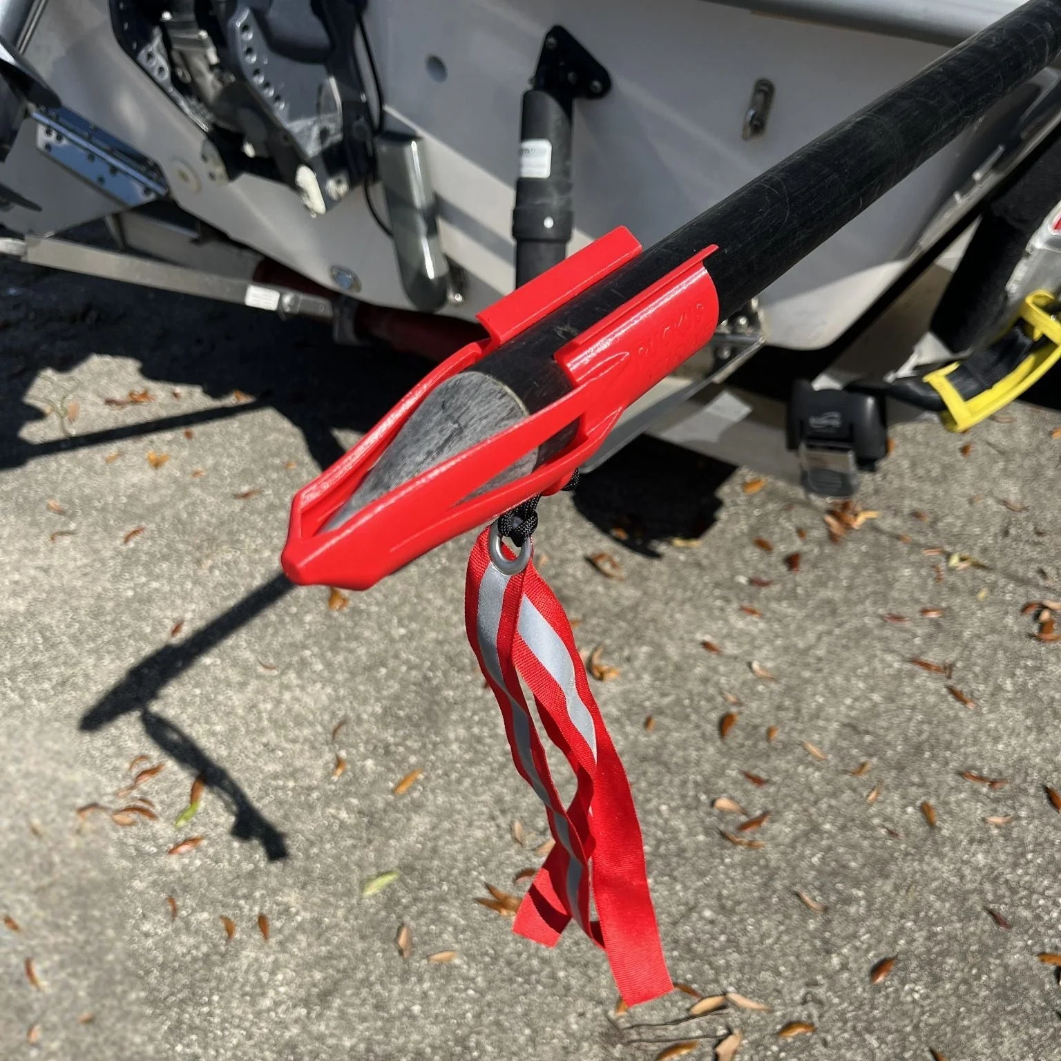 Metal Tip Push Pole Safety Flag - Image 5