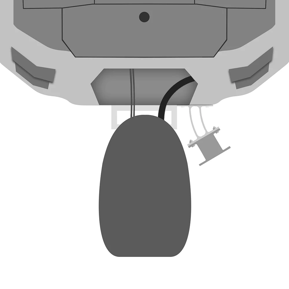 Minn Kota 3" Raptor Setback Bracket - White [1810375] - Image 3