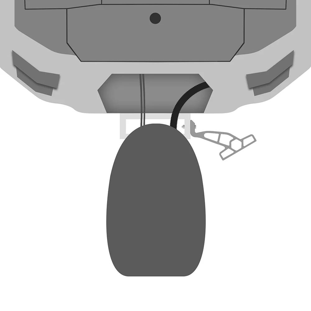 Minn Kota Raptor Jack Plate Adapter - Starboard - 2" Setback - 6" Rise - White [1810367] - Image 3