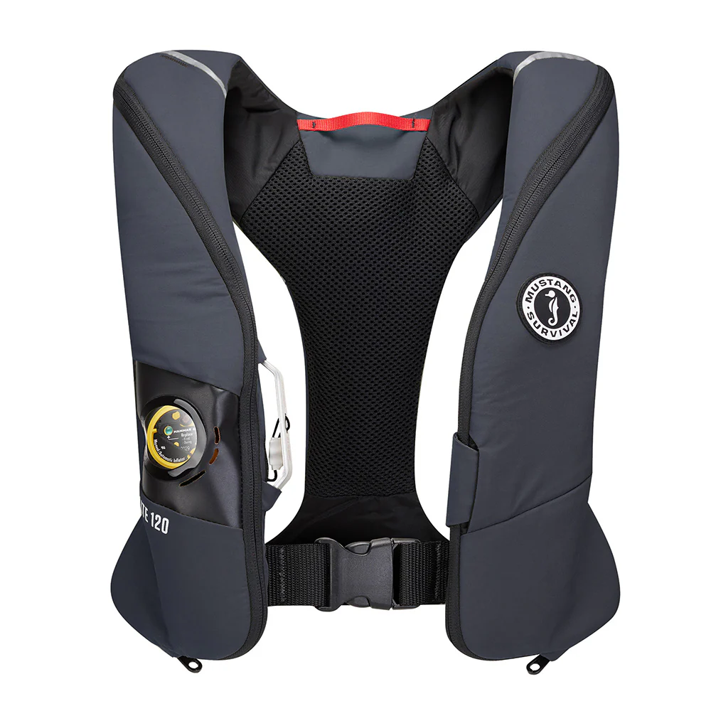 Mustang Elite 120 Coastal Inflatable PFD - Admiral Grey [MD5170-191-0] - Image 2