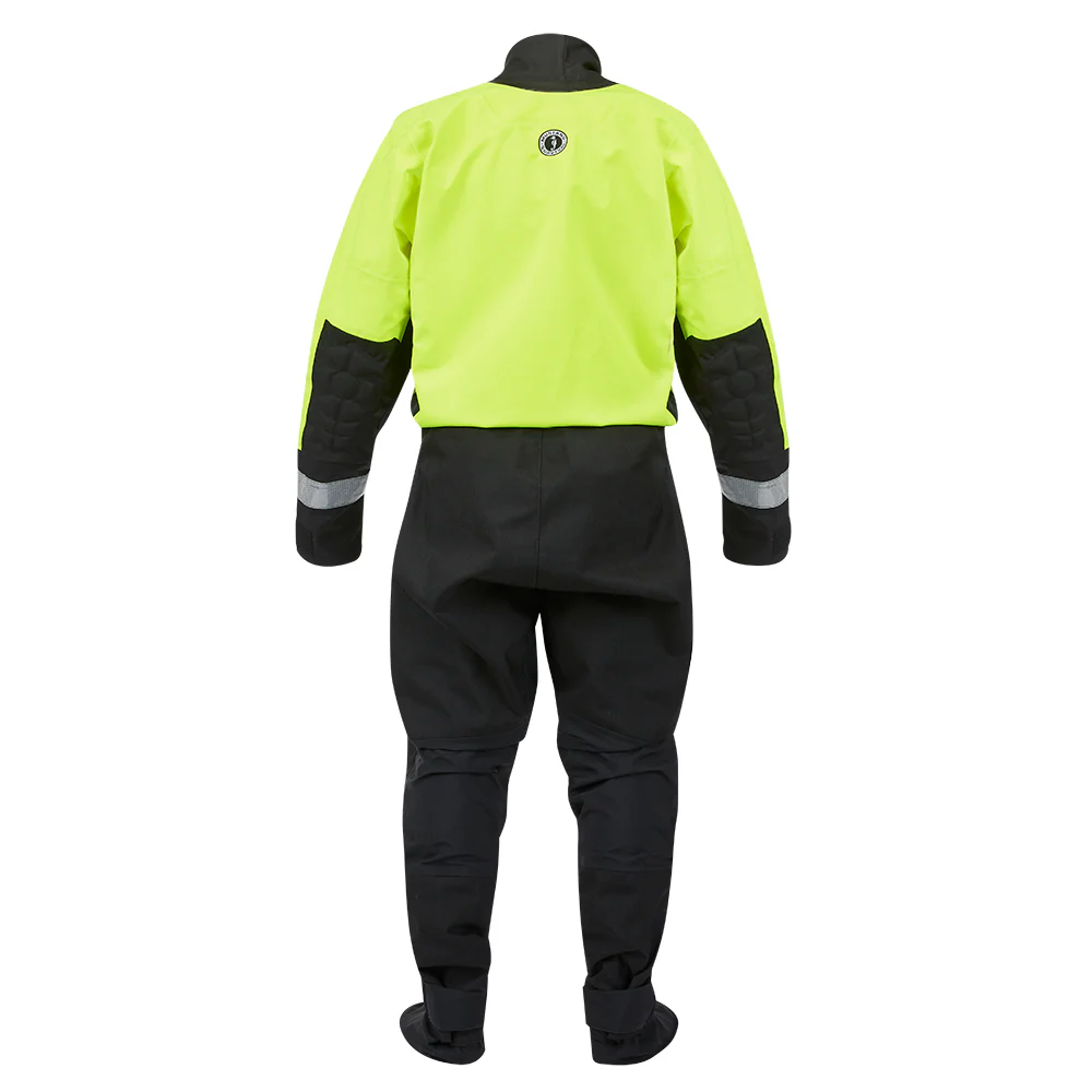 Mustang MSD576 Water Rescue Dry Suit - Fluorescent Yellow Green-Black - Medium [MSD57602-251-M-101] - Image 2
