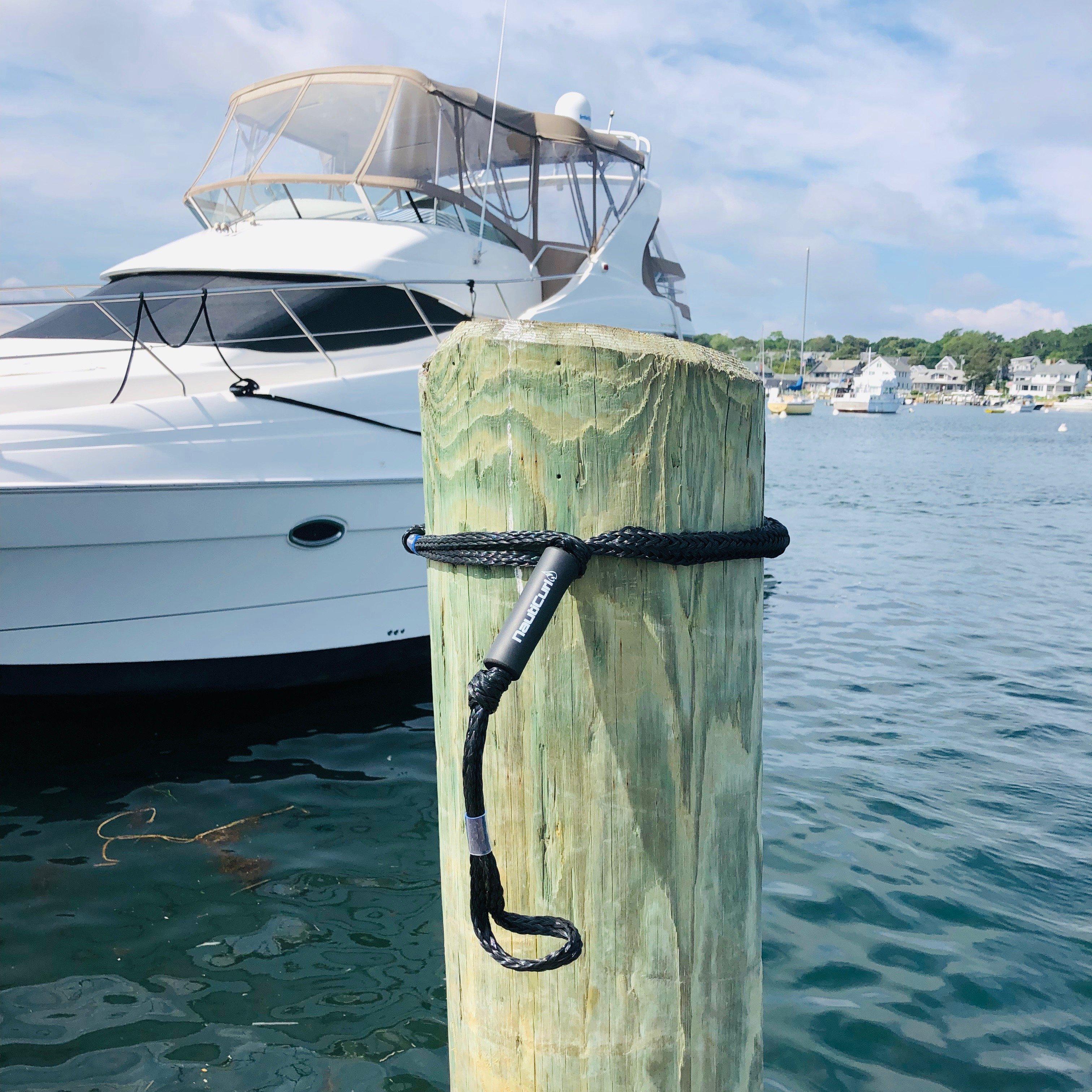 NautiCurl Bungee Boat Ropes - Shock Absorbing (2 Ropes) - Image 14