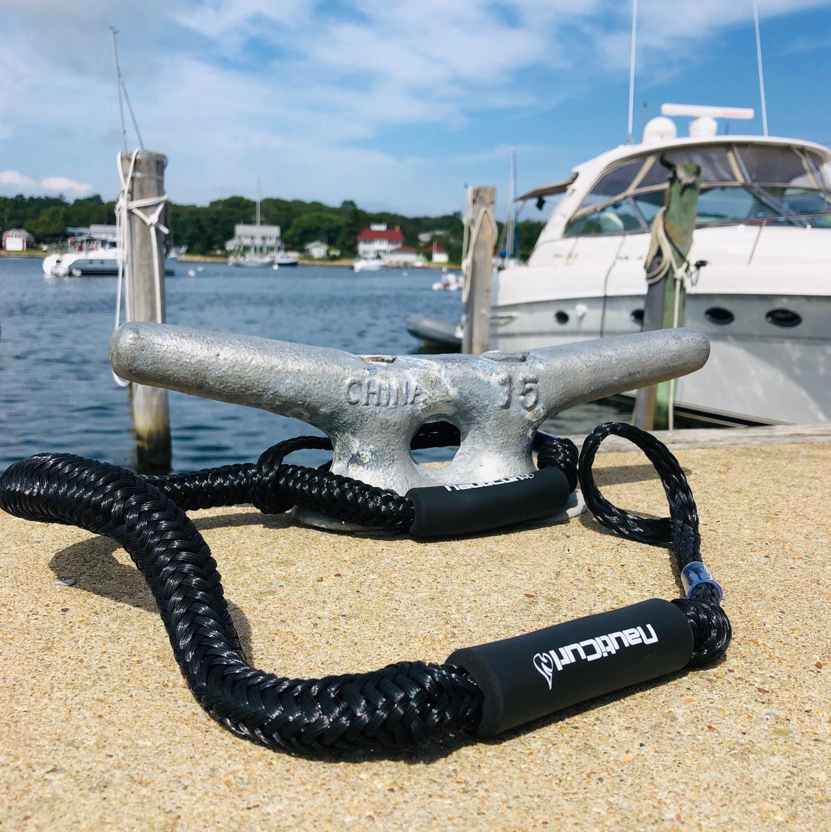 NautiCurl Bungee Boat Ropes - Shock Absorbing (2 Ropes) - Image 16