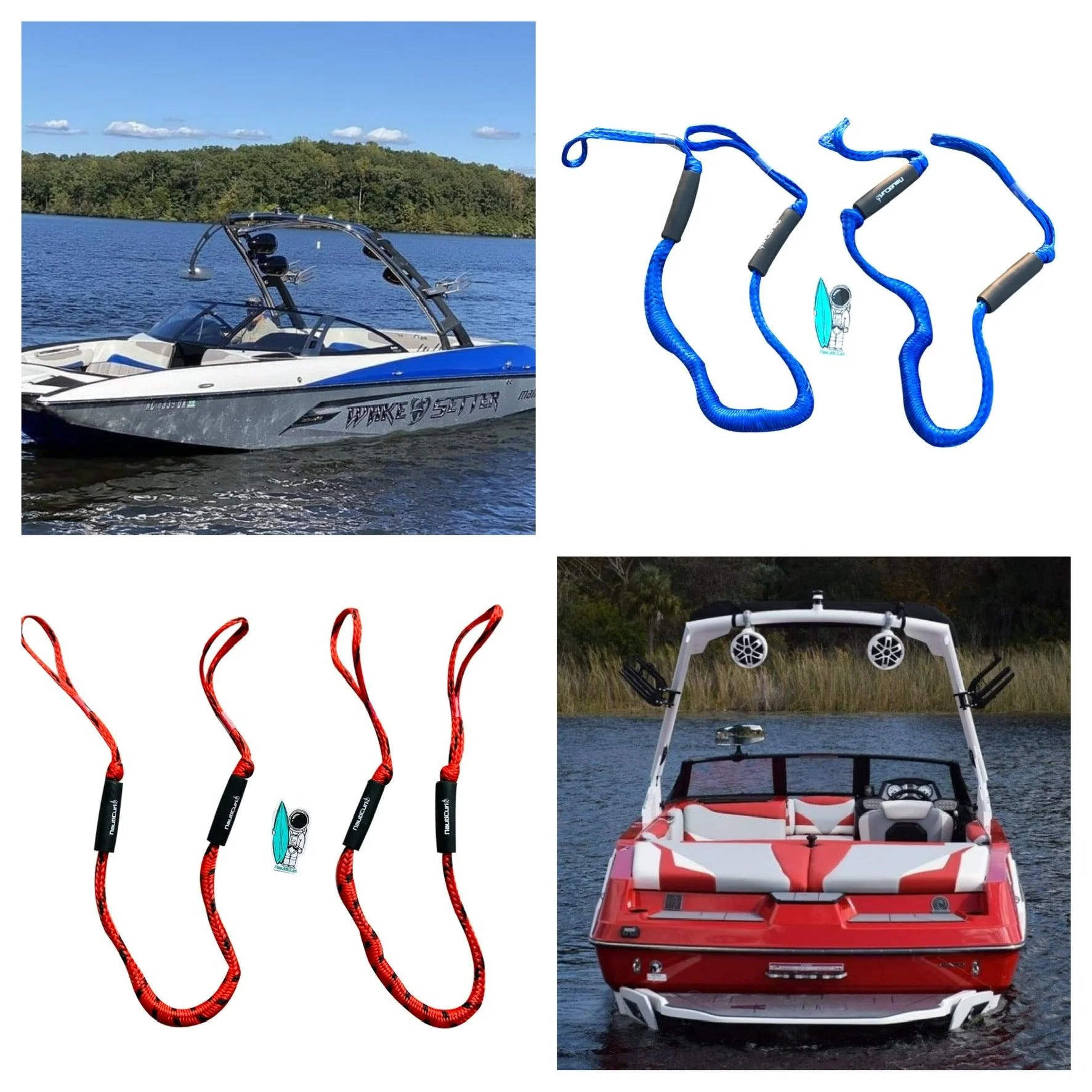 NautiCurl Bungee Boat Ropes - Shock Absorbing (2 Ropes) - Image 26