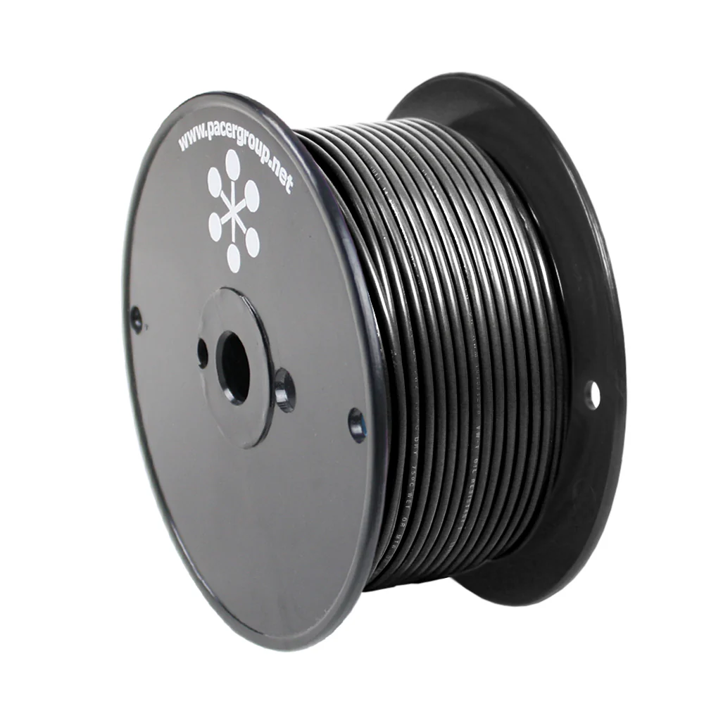 Pacer Black 16 AWG Primary Wire - 250  [WUL16BK-250]