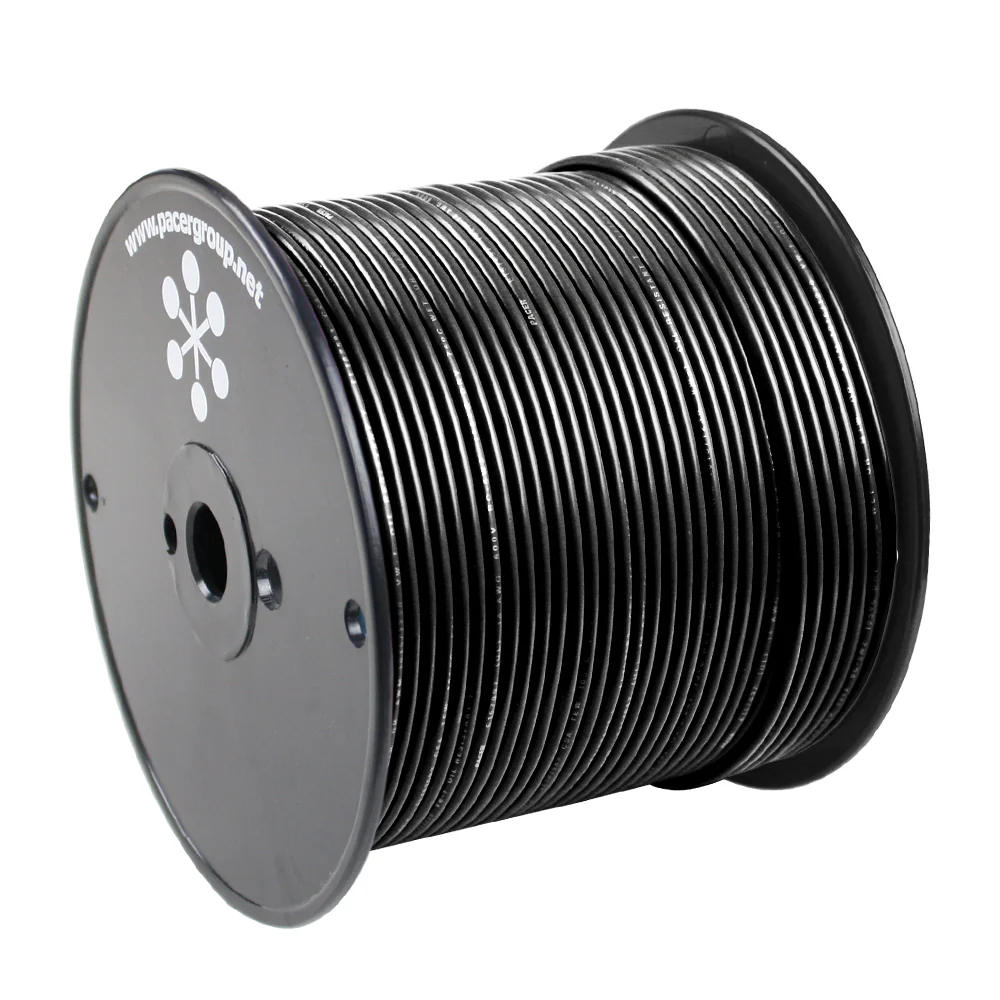Pacer Black 18 AWG Primary Wire - 500  [WUL18BK-500]
