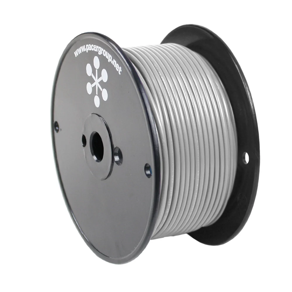 Pacer Grey 18 AWG Primary Wire - 250  [WUL18GY-250]