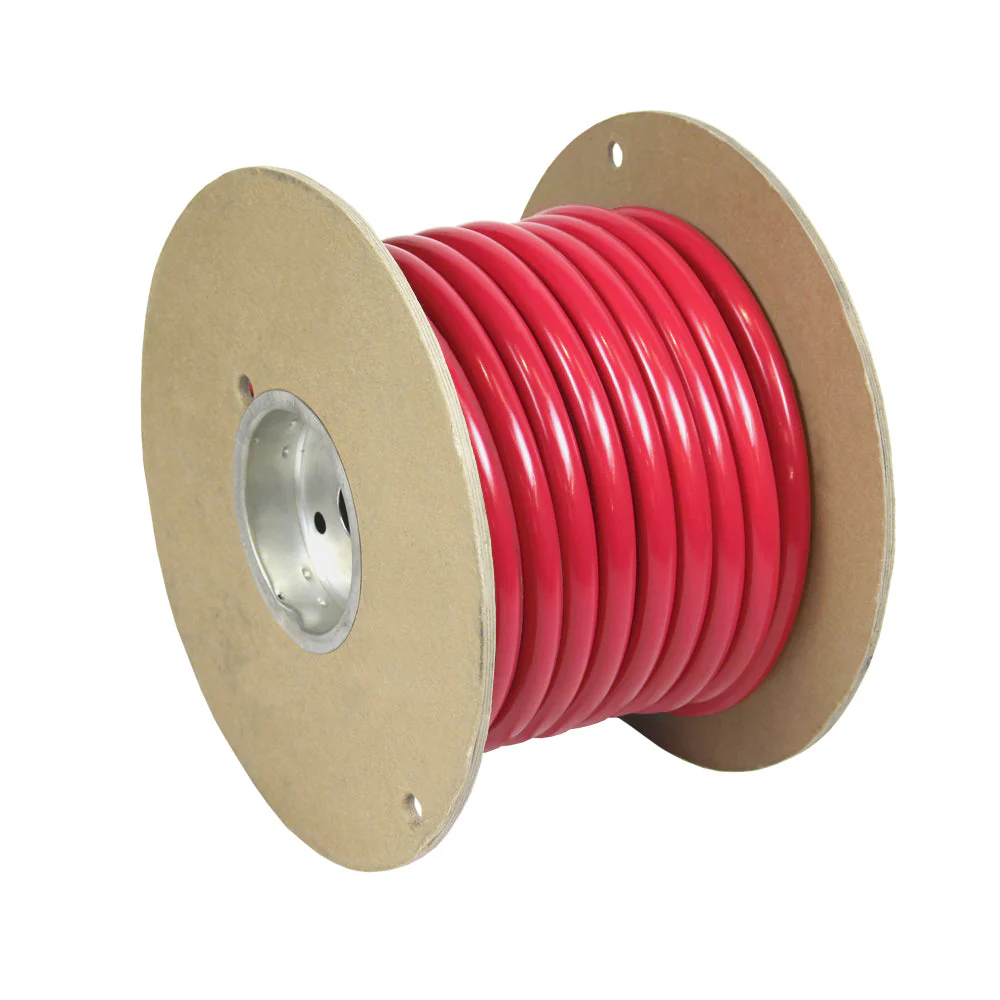 Pacer Red 2/0 AWG Battery Cable - 50  [WUL2/0RD-50]