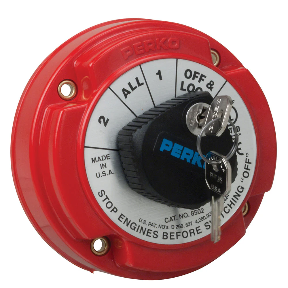 Perko Medium Duty Battery Selector Switch w/Key Lock [8502DP] - Image 2