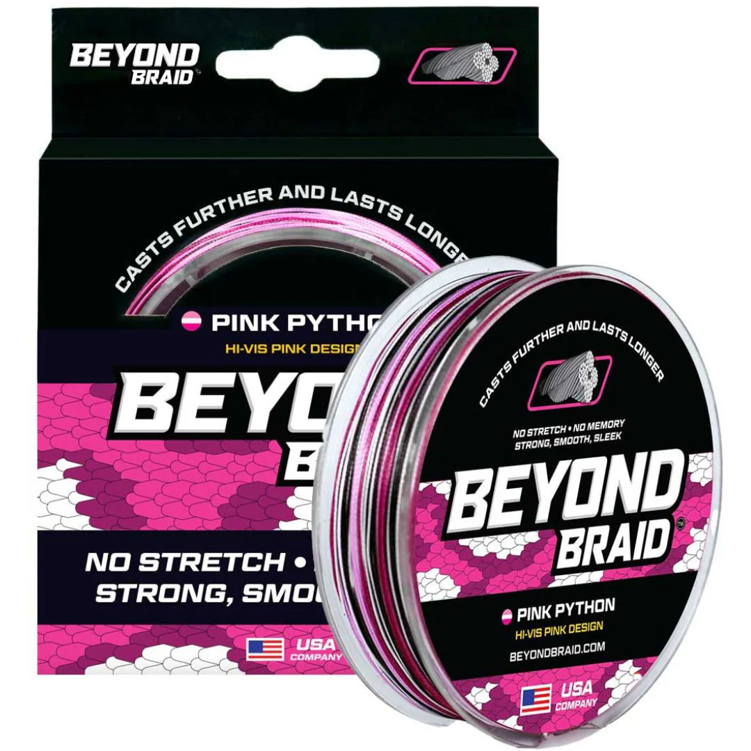 Pink Python Hi-Vis Braid - Image 2