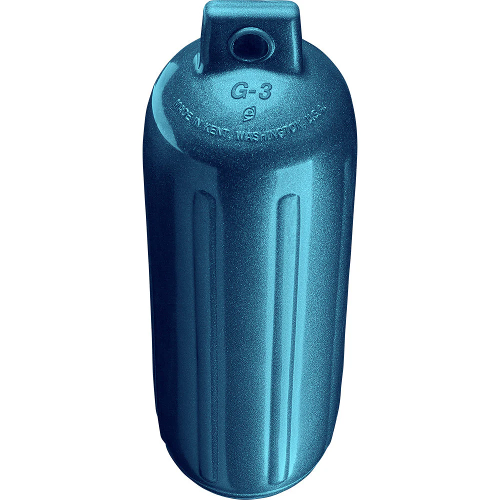 Polyform G-3 Twin Eye Fender 5.5" x 19" - Metallic Blue [G-3 METALLIC BLUE] - Image 2
