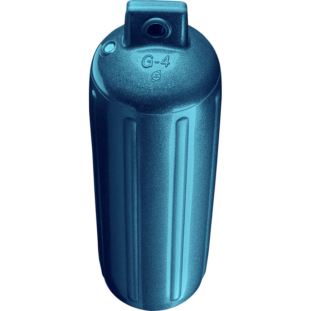 Polyform G-4 Twin Eye Fender 6.5" x 22" - Metallic Blue [G-4 METALLIC BLUE] - Image 2