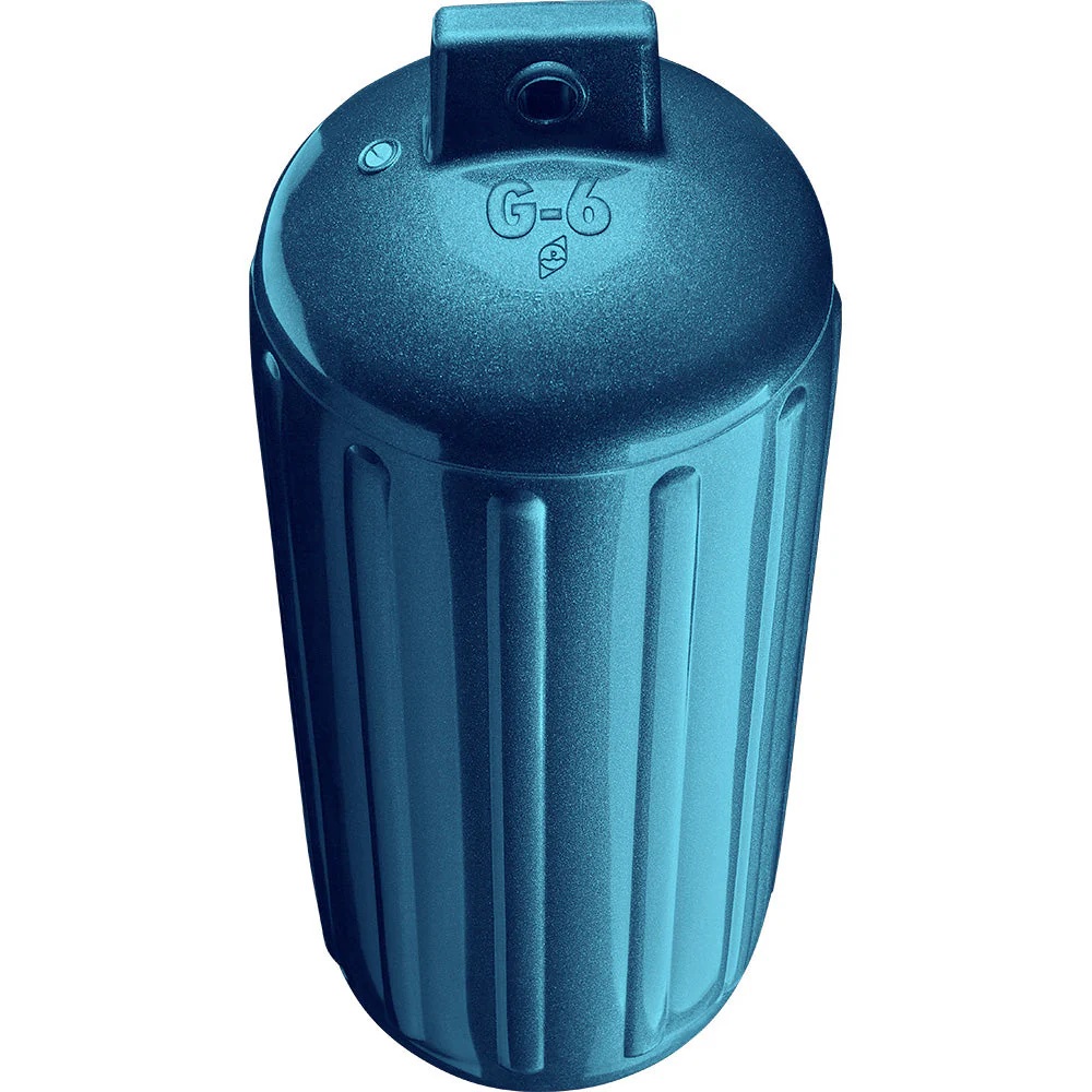 Polyform G-6 Twin Eye Fender 11" x 30" - Metallic Blue [G-6 METALLIC BLUE] - Image 2