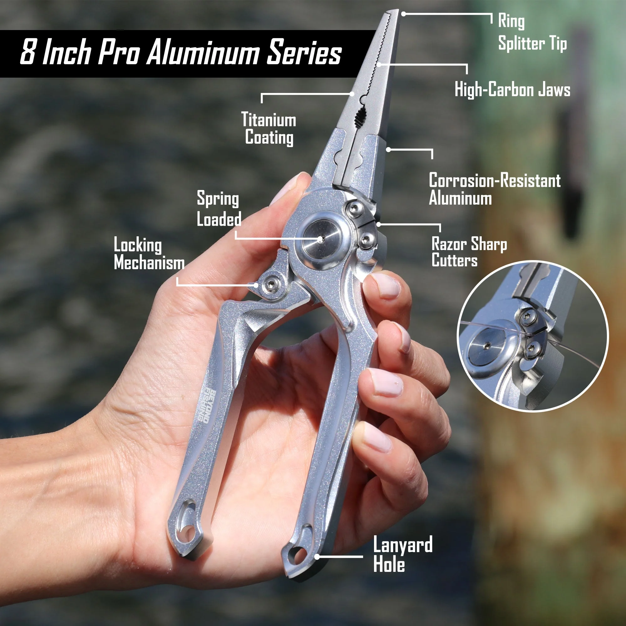 Pro Aluminum Series 8" Inch Pliers - Image 4