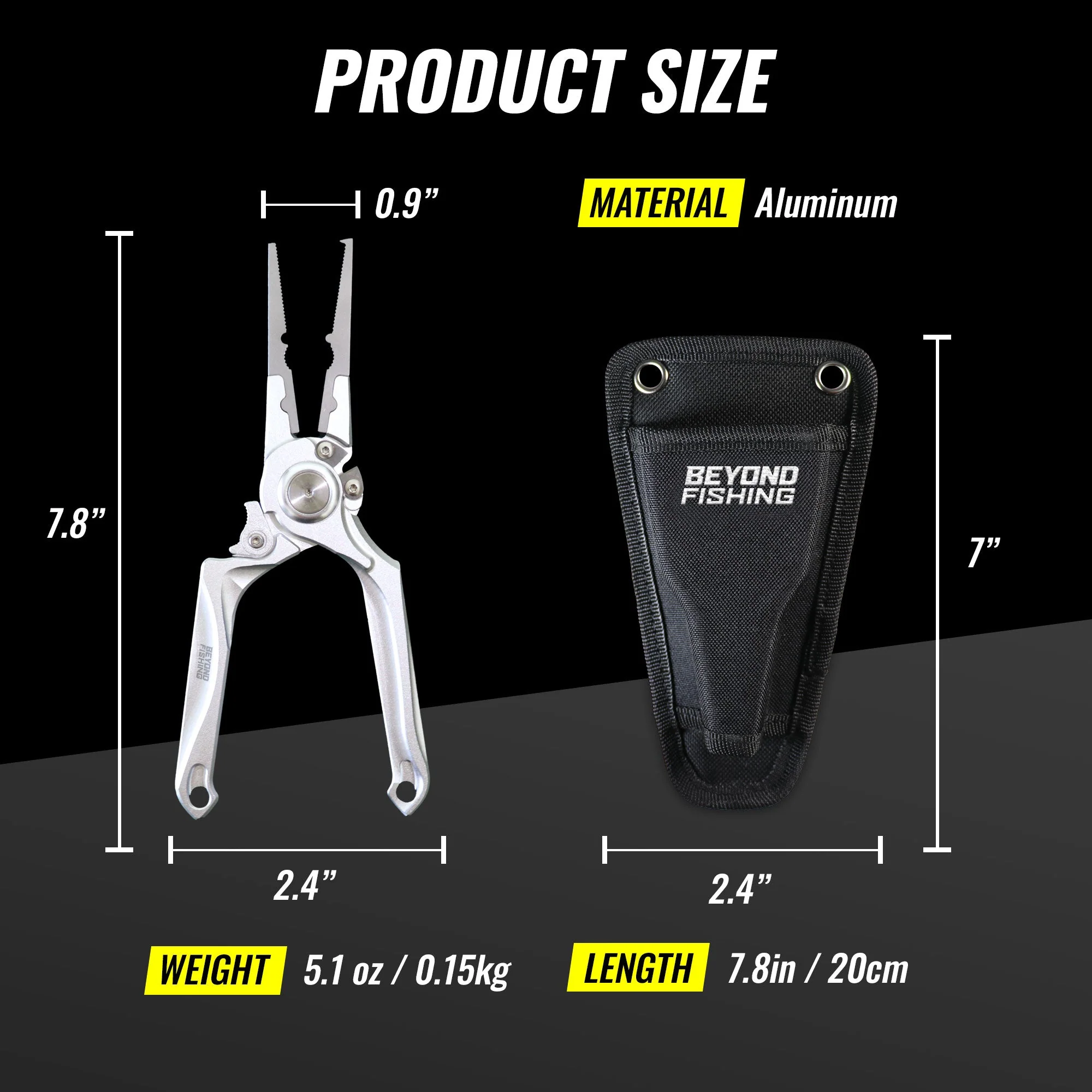 Pro Aluminum Series 8" Inch Pliers - Image 5