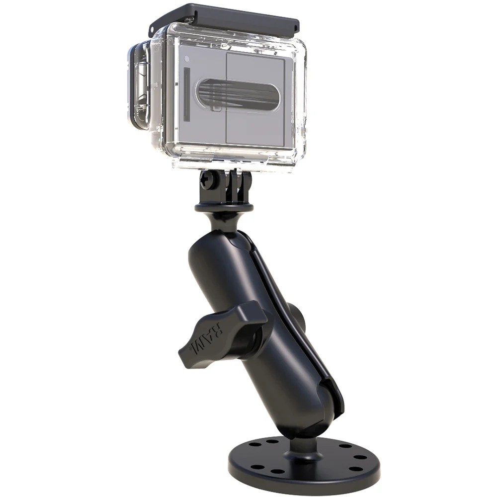 RAM Mount 1" Ball Mount w/Custom GoPro Hero Adapter [RAM-B-138-GOP1U] - Image 3