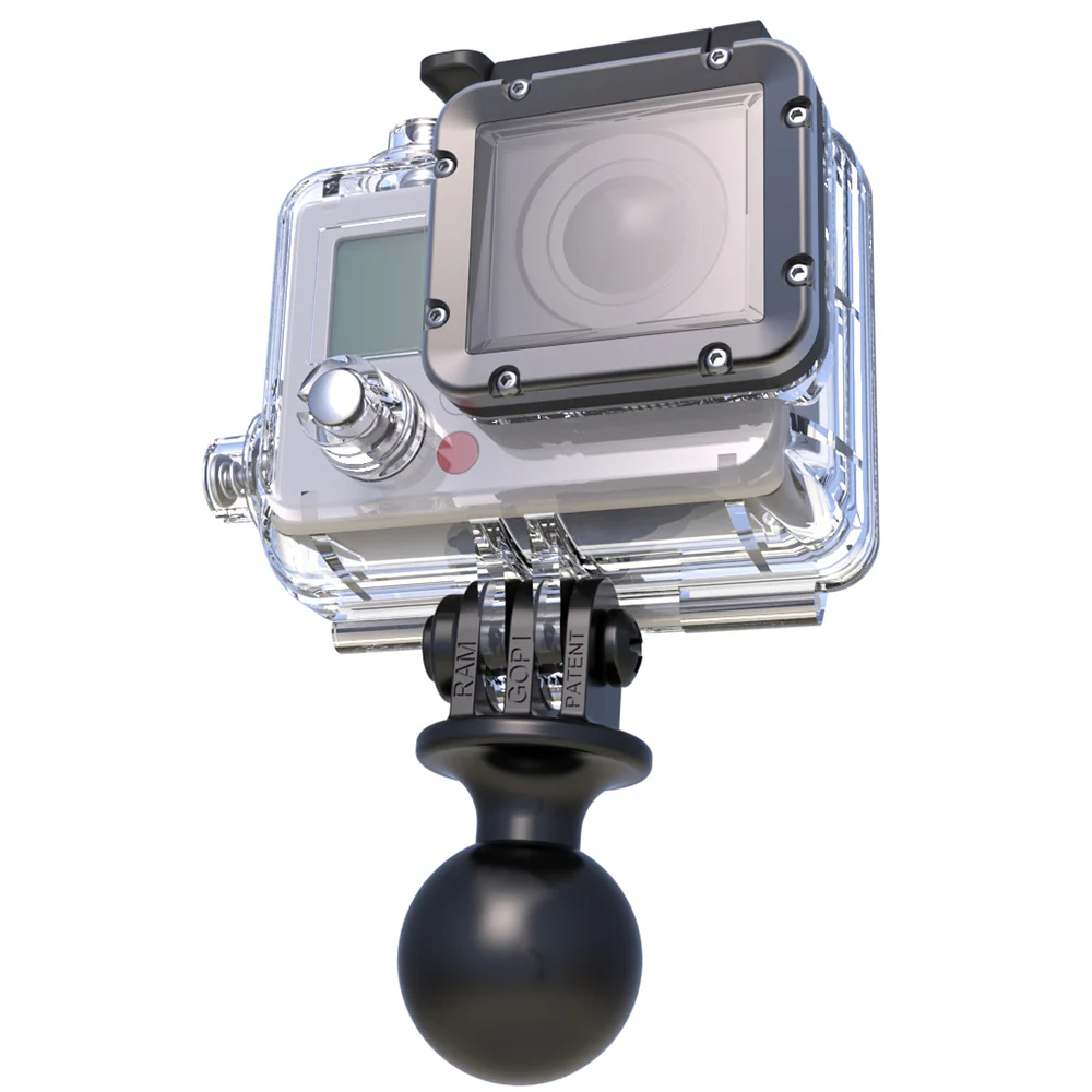 RAM Mount 1" Ball Mount w/Custom GoPro Hero Adapter [RAM-B-138-GOP1U] - Image 4